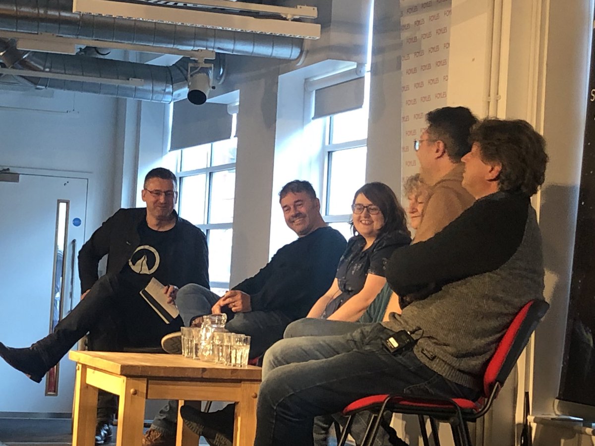WalkerBooksUK's tweet photo. @Lauren_E_James wowing the crowds at #SFXBookCon with her 3000 line excel sheet she made for book research. @Foyles @SFXmagazine https://t.co/JYKCkM2lA7