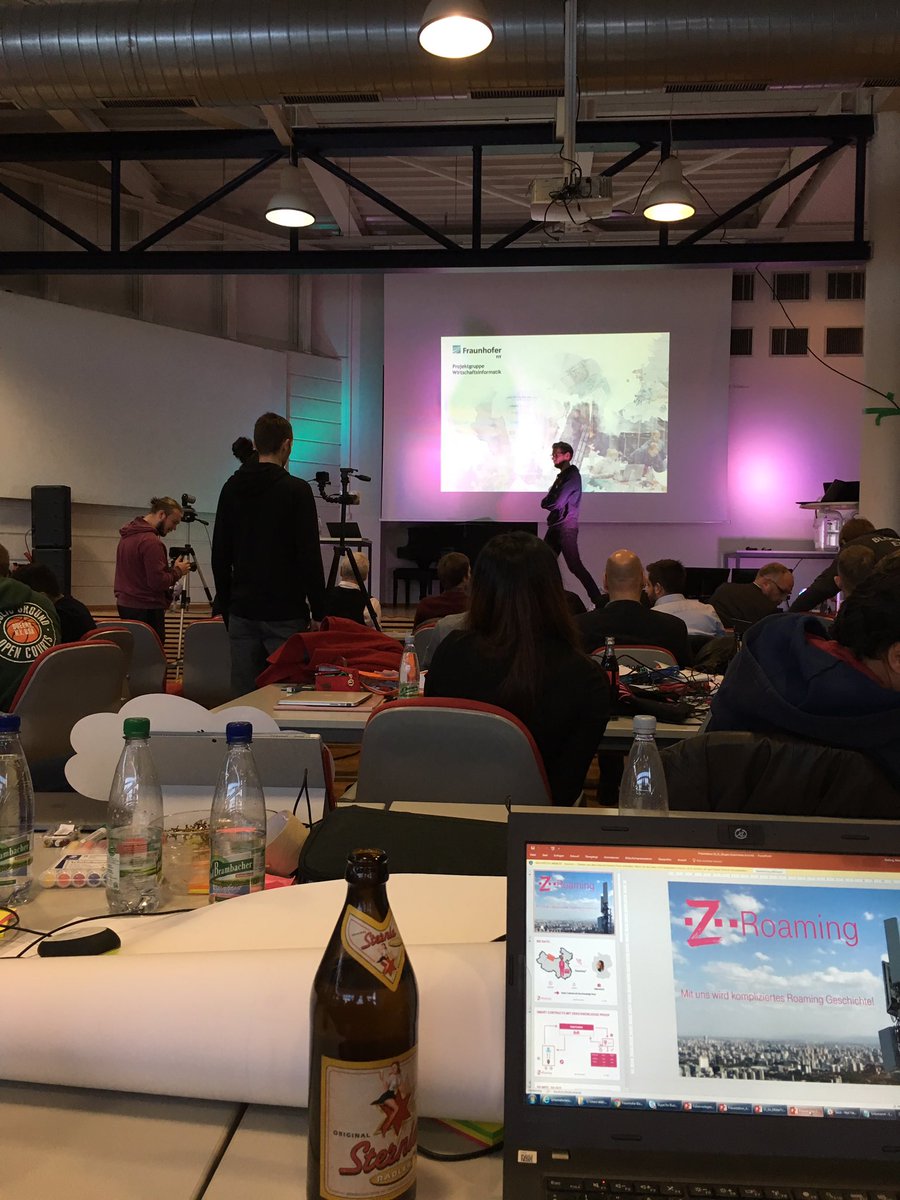 alexebeling's tweet photo. Eröffnung der final Pitch Round von @fridgen #blockchain #zkp
#bch18 #nyaht18
@FraunhoferLab @TSystems_MMS https://t.co/sLv4wE5ISf