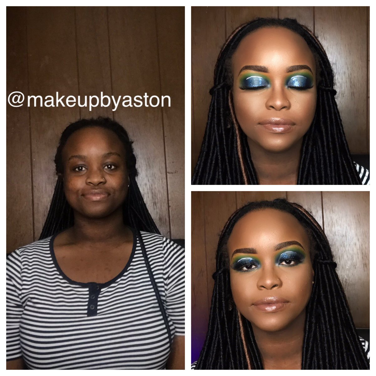 makeupbyaston's tweet photo. Feeling Blue 💙 https://t.co/mKCBmdcvJg