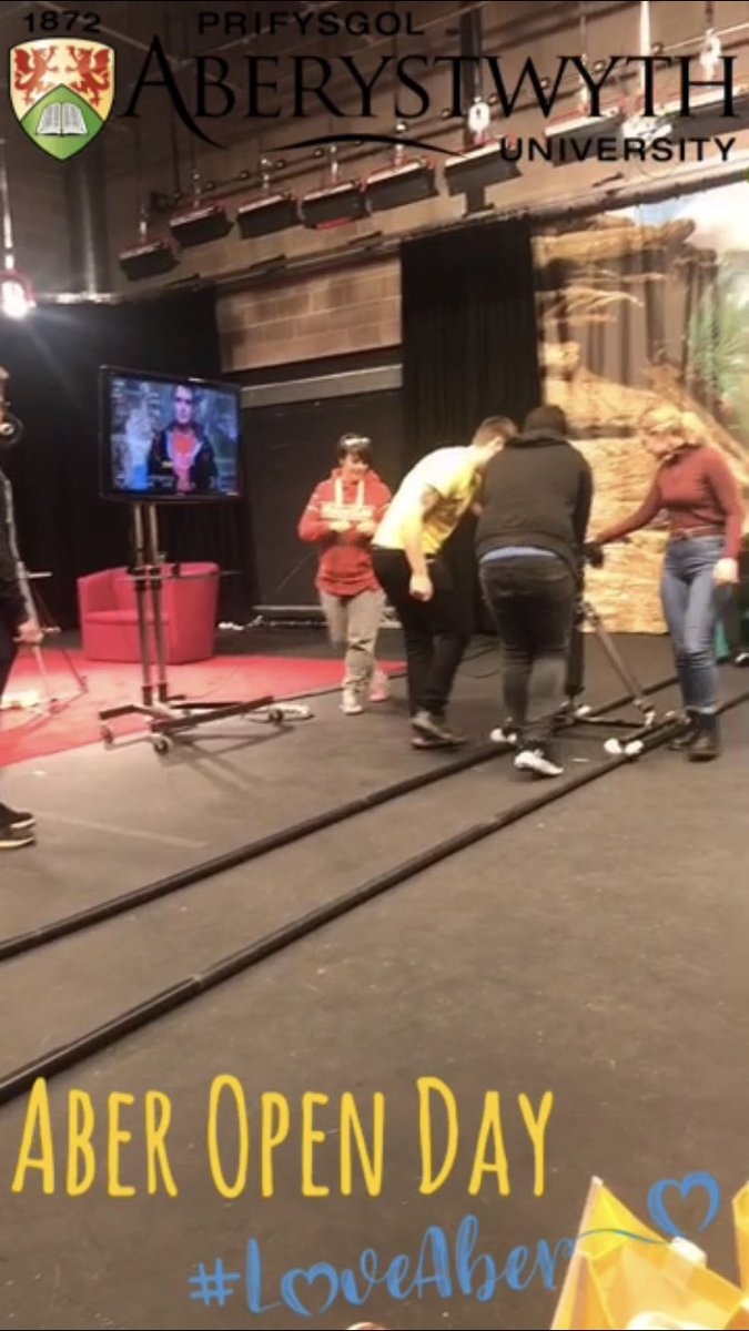 MissCHMaths's tweet photo. From underdog to first choice for university! @AberUni you have stolen my brother’s heart. Incredible day with the film department at #aberopenday :) #Filmmaking #university #ucas https://t.co/bLEzpdoRkz