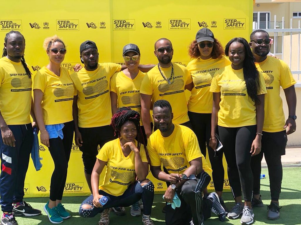 Angelabamfordgh's tweet photo. I had the rare honor of MCing the #stepforsafetywalk by the #luquluqutribe ๐ป in solidarity and support of our fellow brothers and sisters who have been displaced and forced to flee their home through no fault of theirs.... https://t.co/8HsnPXsXEN