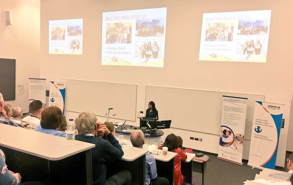 Cellnovo's tweet image. Using social media to build the diabetes community from online connections to real-life meetings and events. @Melstephenson01 at #type1andtech @DiabetesUKCymru