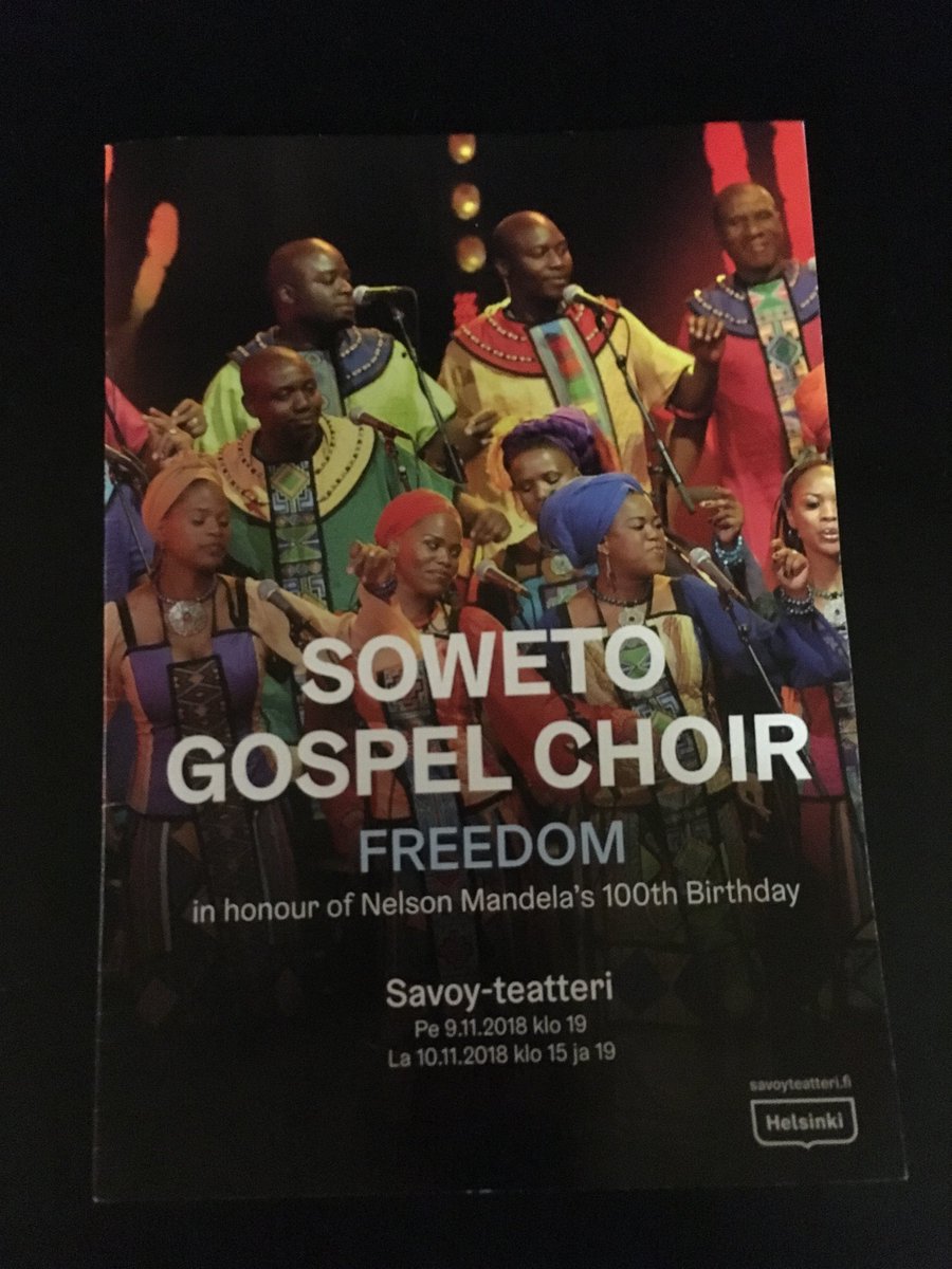 Soweto Gospel Choir brought sunshine from South Africa to Helsinki, Finland.☀️ #SowetoGospelChoir #NelsonMandelaCentenary #soulstirring #ArethaFranklintribute #howsweetthesound