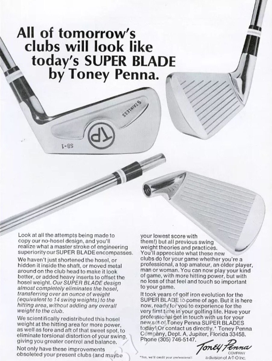 ToneyPennagolf's tweet image. The return of Toney Penna Golf . Exciting new product releases for 2019 to be announced in the coming  weeks. #golf #golfwrx #golfweek