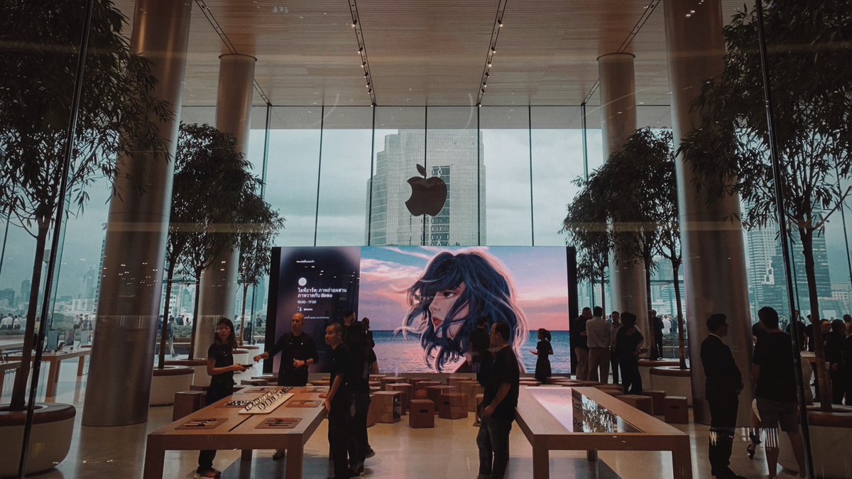 bbinko's tweet image. งานเราขึ้นจอที่ #AppleIcon สยามแล้ววววว