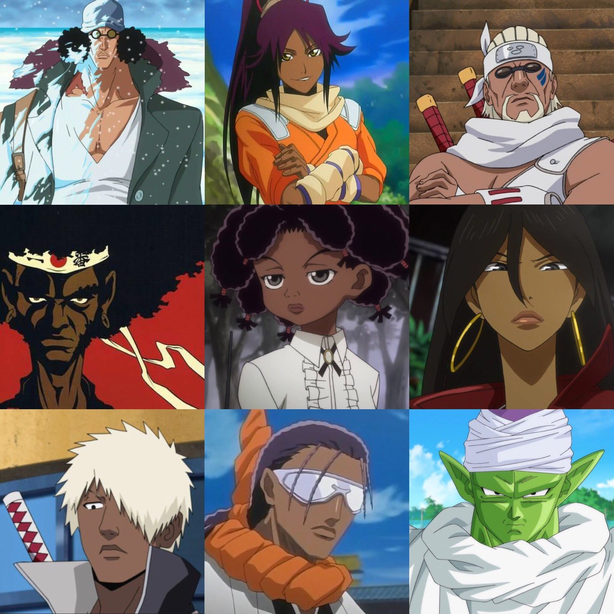 Black Anime Characters