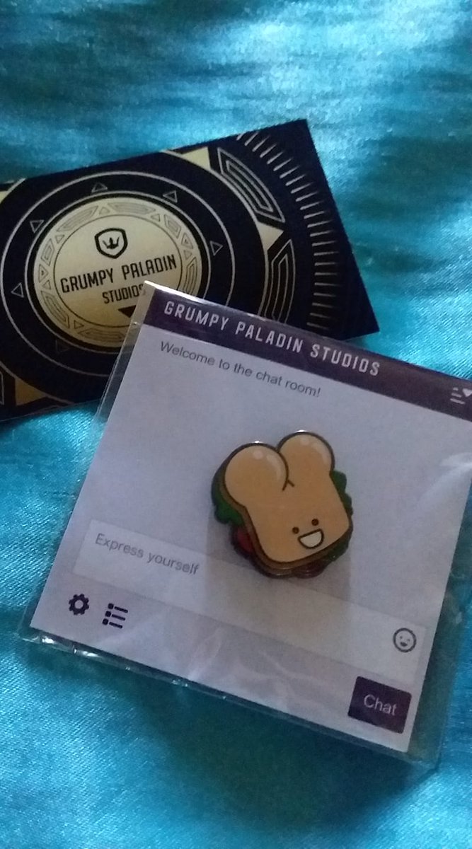 Marisu_Mizeru's tweet image. I got my Butt Sandwich pin today! I love it, thank you!! &amp;lt;3 @GrumpyPaladin @FistofTheWalrus