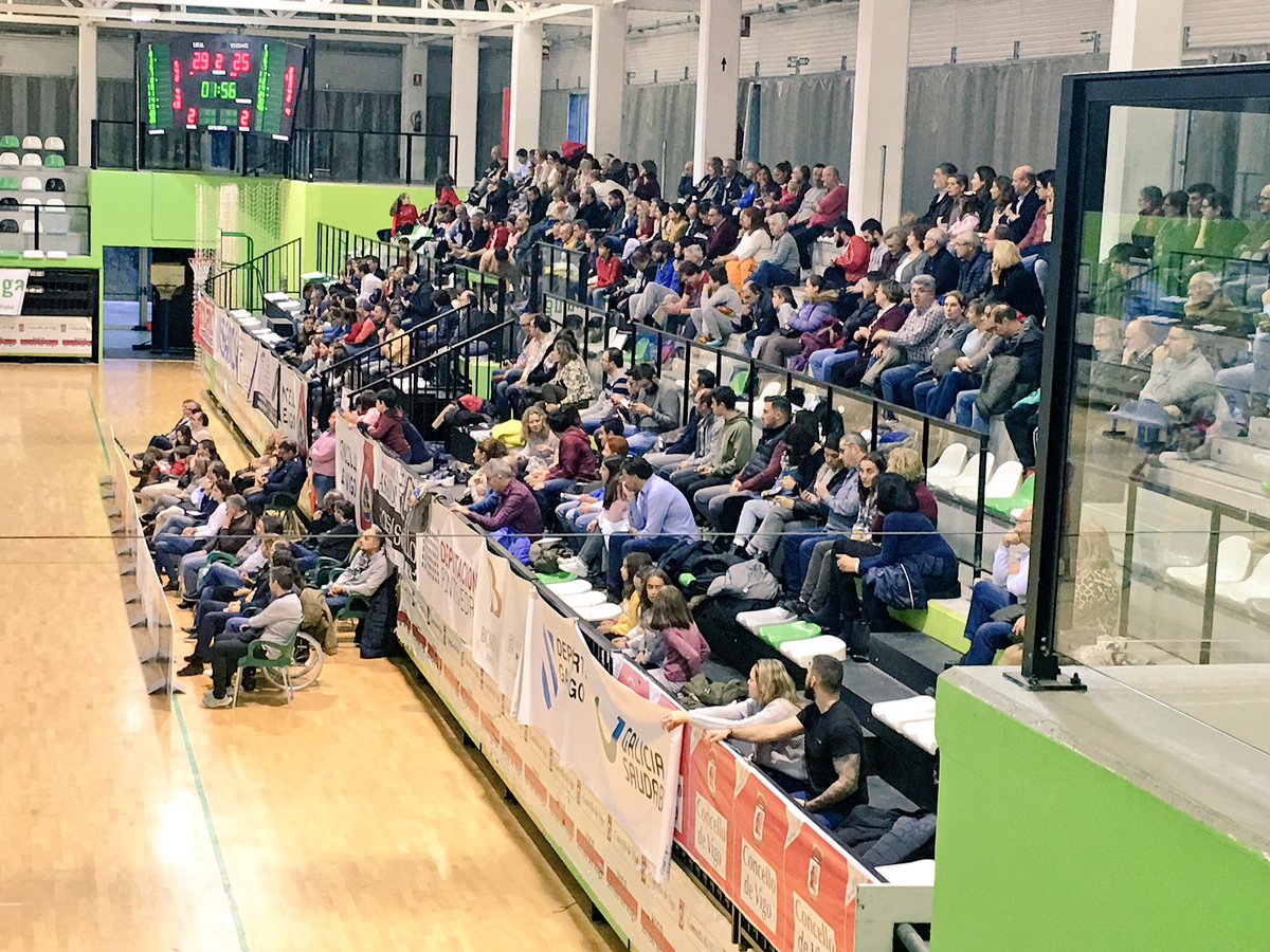 Gran asistencia de público esta tarde en el Polideportivo de navia. Gracias! #FormarCrecerConpetir