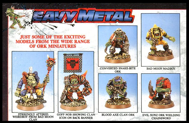 AOTI40K's tweet photo. Some old skool 'Eavy Metal #Orks goodness! I love the older models, full of characfter, but the new Ork vehicles are testament to how far we've come on our miniatures journey in recent years. #Waaagh #Orks #40k #Warhammer40k https://t.co/HCq32JP8wr