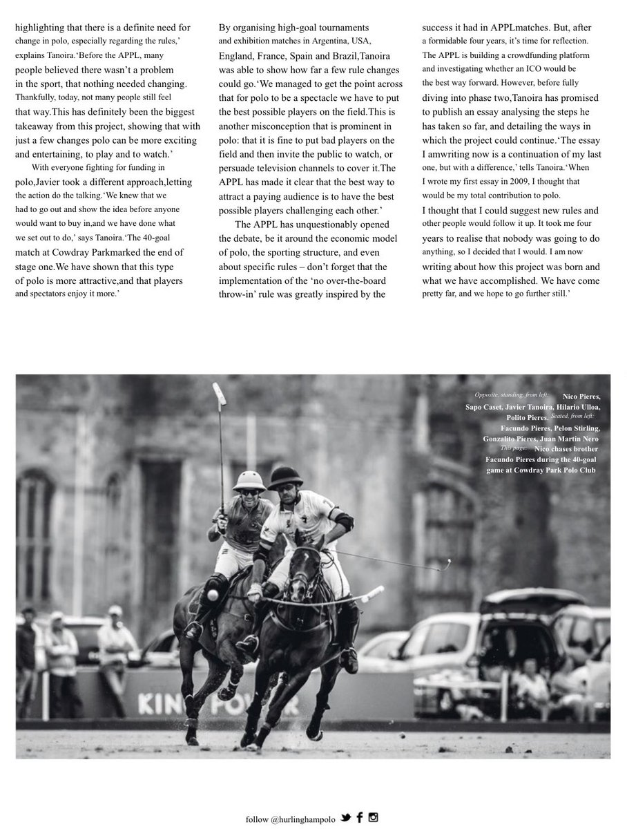 Thank you @hurlinghampolo for spreading the word! #FullSpeedPolo all the way ⚡️ Check out the full article here: tinyurl.com/y7hzm8ro