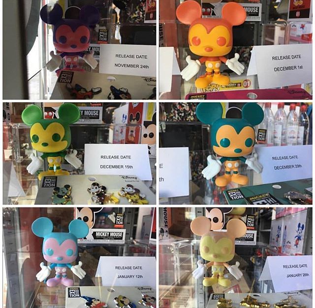 color mickey funko pop