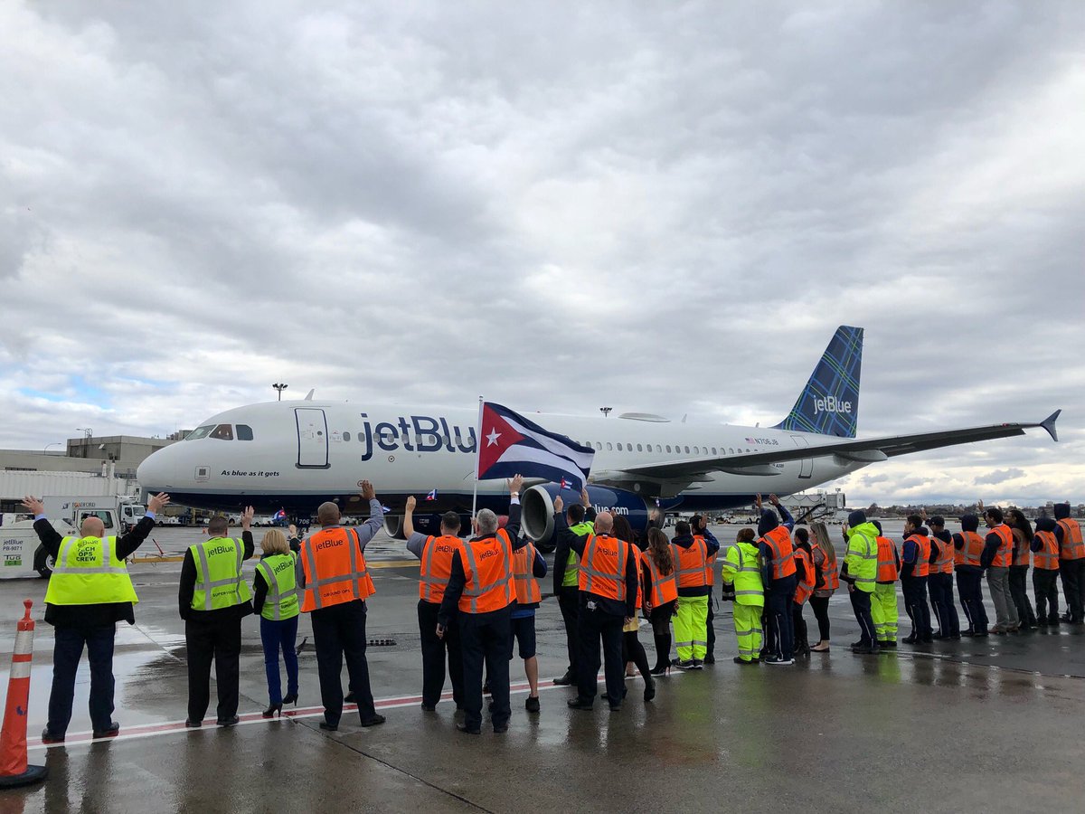 Havana here we come!!!
New <a href="/JetBlue/">JetBlue</a> Boston to Havana nonstop service start today!!
<a href="/HelloJetBlue/">HelloJetBlue</a>