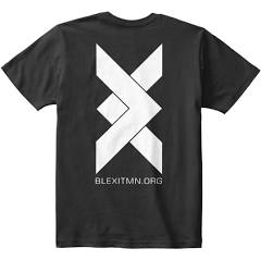 JamesComey2020's tweet photo. @BLEXIT Looks like #fakeBlexit has stalled out. Funny how your followers bought your clown version tshirts when they could have gotten a much cooler version from #therealblexit. This is what real superheroes wear. https://t.co/eUWxt45qzj