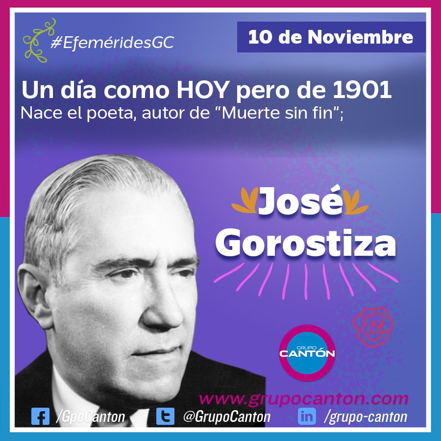 TabascoHOY's tweet image. #EfeméridesGC📆
&quot;A veces me dan ganas de llorar, pero las suple el mar&quot;... HOY celebramos 117 años del natalicio del #OrgulloChoco, José Gorostiza, poeta y diplomático tabasqueño.