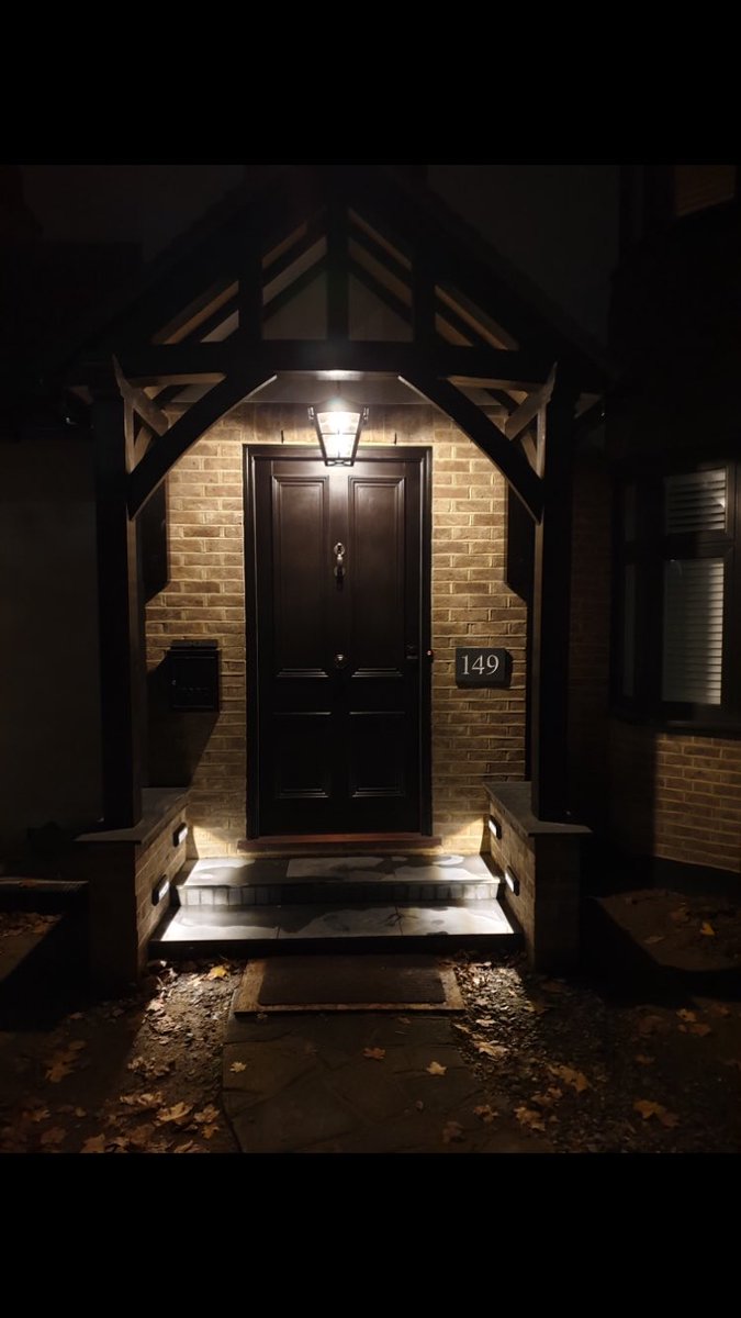 New step lights installed #saxby lighting