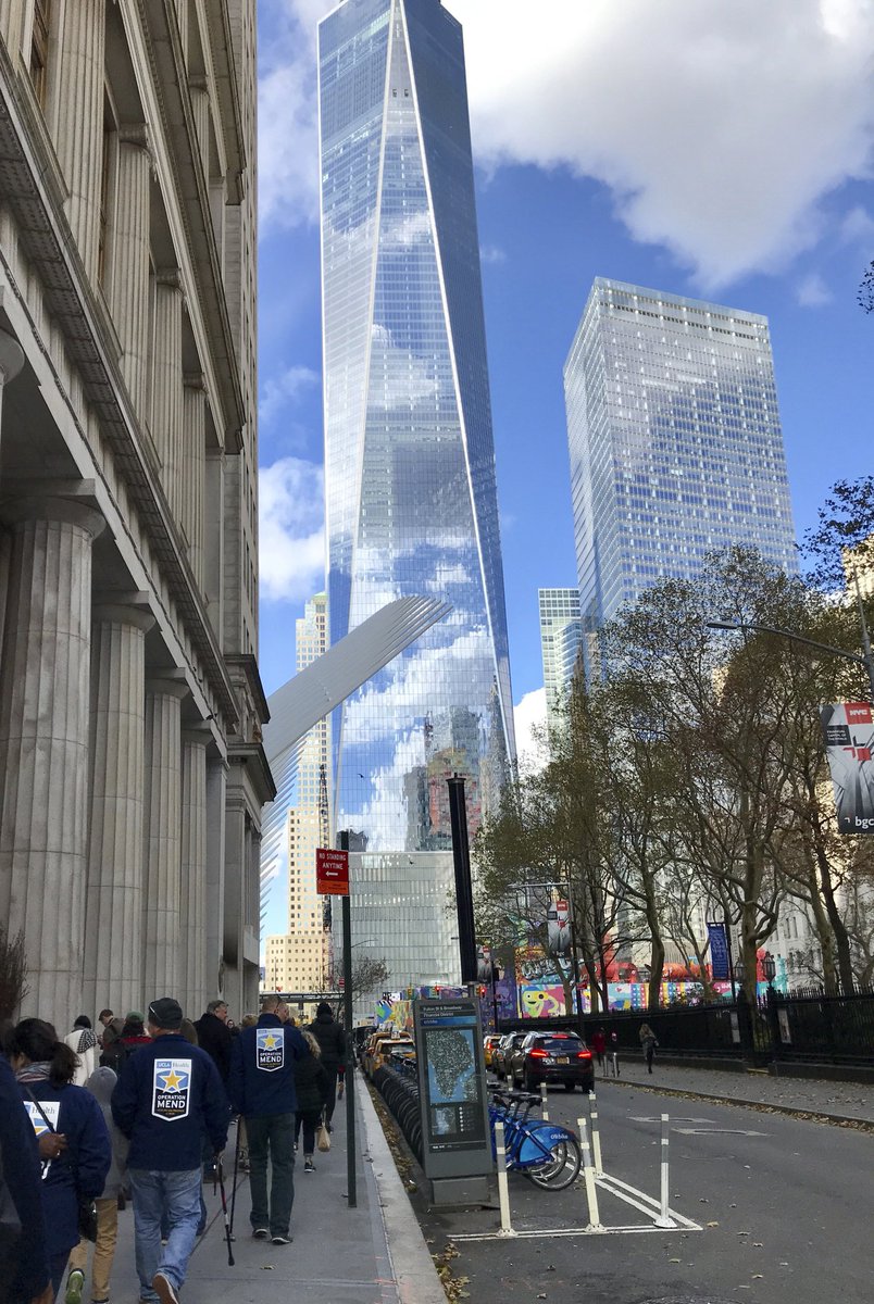 Operation_Mend's tweet photo. Our #UCLAOperationMend patients & team in #NYC this weekend for #VeteransDay2018 stop by the @Sept11memorial #HonoredToServeU #AmericasParade https://t.co/mbm5SfnDPS