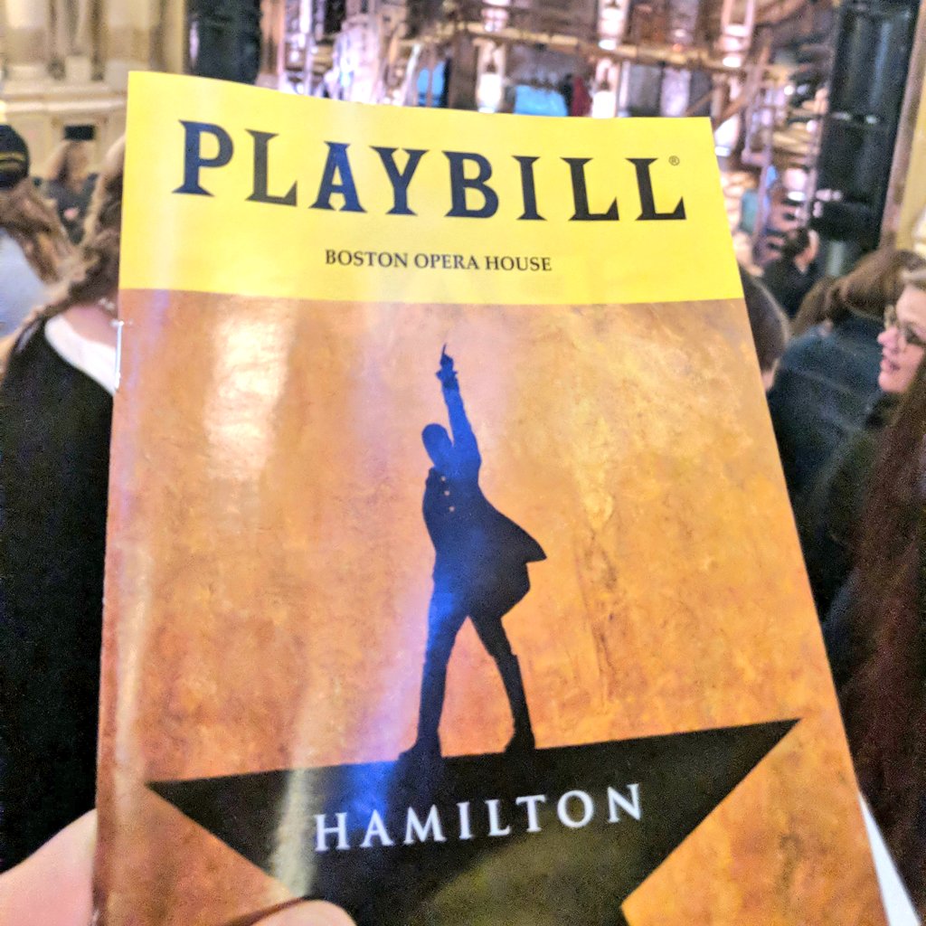 Niall O'Connor (@niall0c) on Twitter photo Obligatory playbill snap from Hamilton last night. Spectacular show, the level of production throughout, especially the time shift in the wedding scene and final scene is mind boggling. Bravo <a href="/Lin_Manuel/">Lin-Manuel Miranda</a> Obligatory playbill snap from Hamilton last night. Spectacular show, the level of production throughout, especially the time shift in the wedding scene and final scene is mind boggling. Bravo <a href="/Lin_Manuel/">Lin-Manuel Miranda</a>