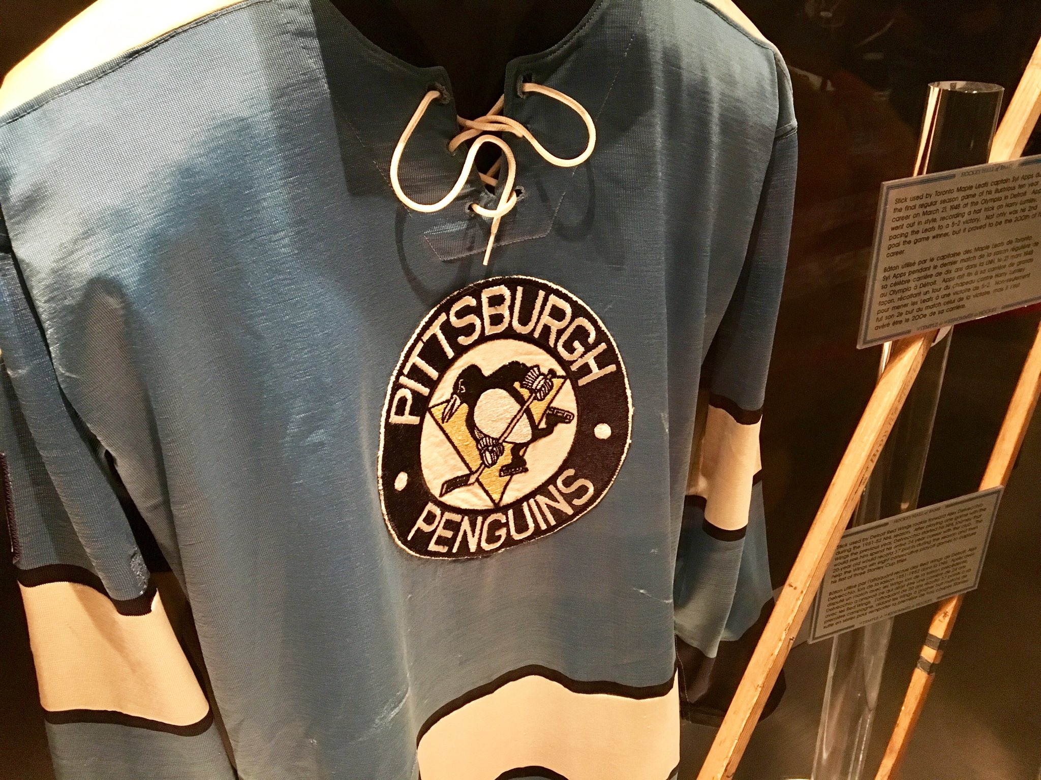 Penguins Hall of Famers jersey