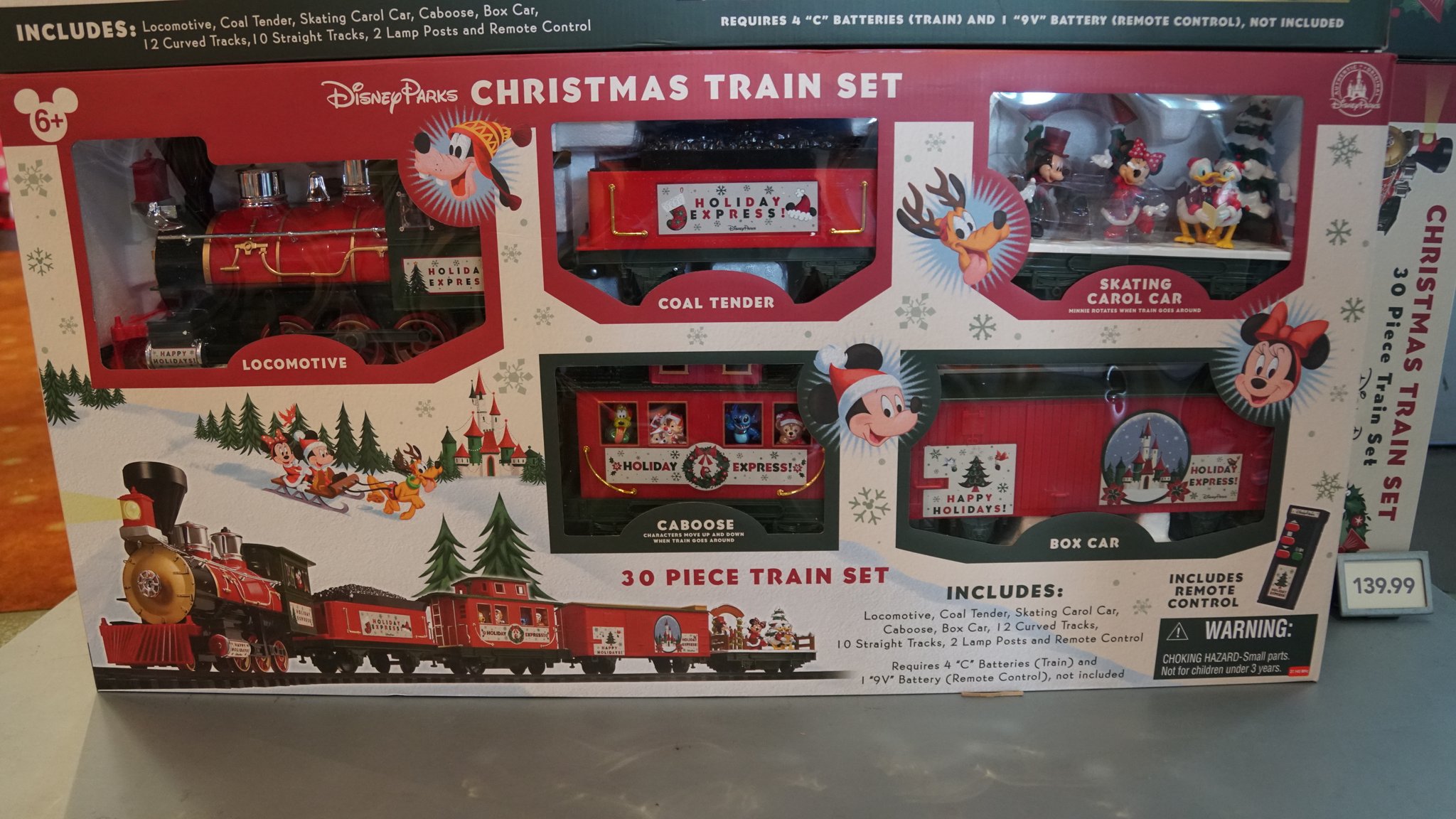 disney parks christmas train set