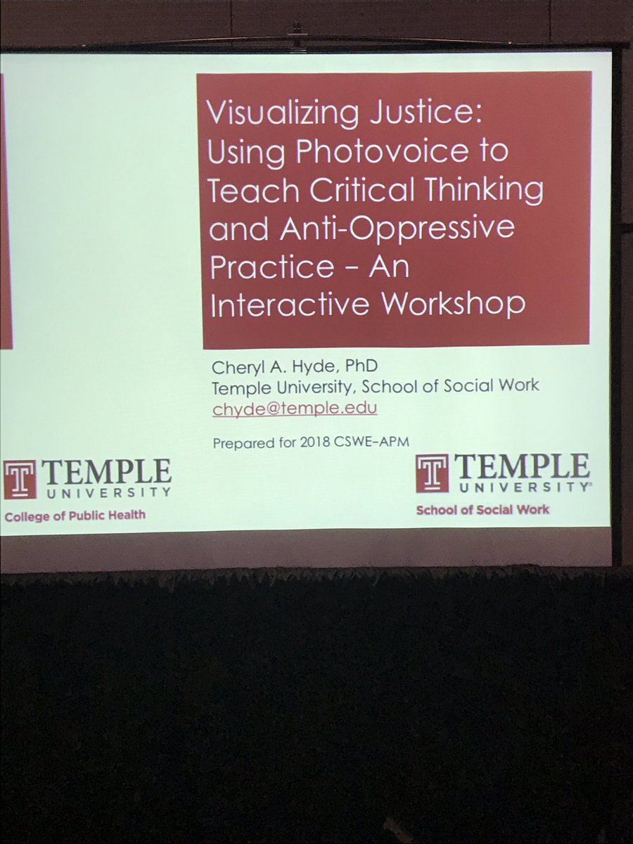 cahydephd's tweet photo. Fun workshop with great discussion. #cswe2018 https://t.co/j62O9HxZvA