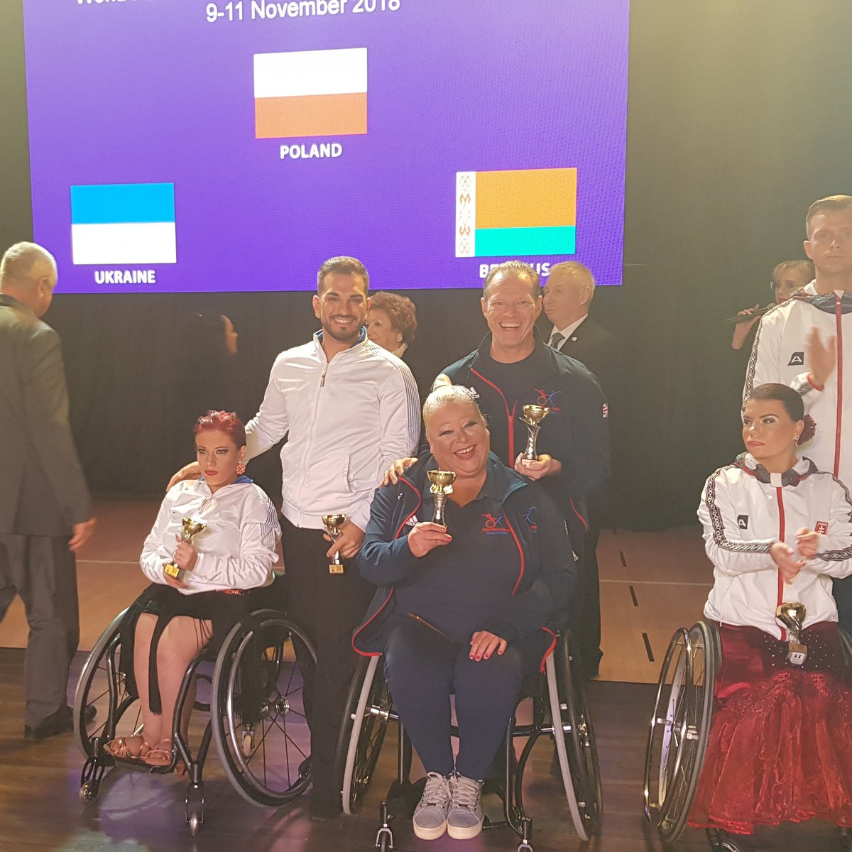 Another great result for #teamGB 5th in Latin!! Best results so far!  Thanks to our trainer @accursioromeo !  Very happy bunnies this weekend!!  #european #championship #wheelchair #dance #paradance #paradancesport #freestyle #latin #ballroom #competition