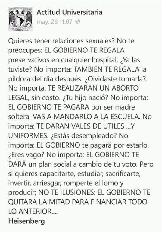 reynaldolopeztv's tweet image. Por esto México no progresa como debería.