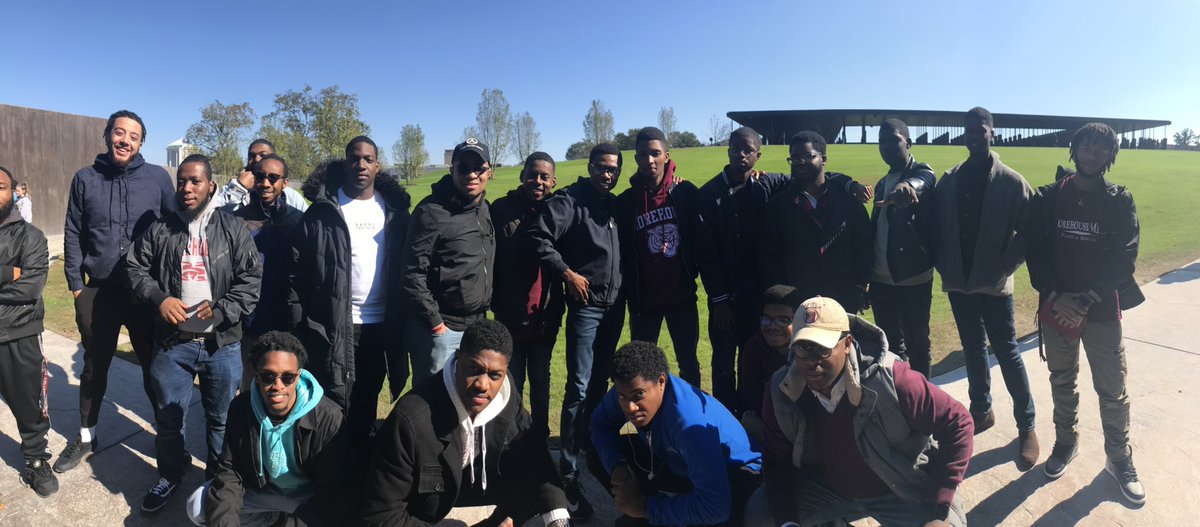 MorehouseSGA's tweet photo. Today, a group of men of Morehouse will be in Alabama conducting field research related to slavery, lynching, racial terrorism and mass incarceration with the King Collection and Africana Studies Department. #RadMen #1867Vibes https://t.co/ro2bEQT7CN