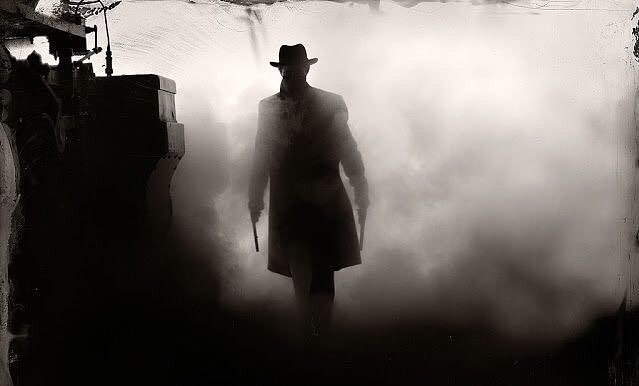 In this shot is "Brad Pitt" in the movie "The Assassination of Jesse James by the coward Robert Ford" and in my point of view it's the best movie shot ever made