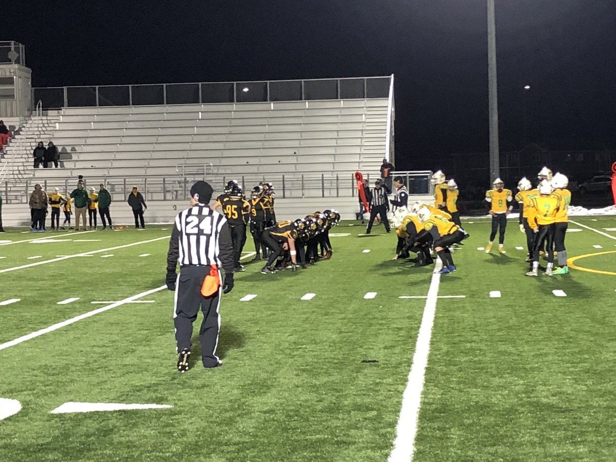 cdmfaexecdir's tweet image. #CDMFA Bantam Provincial Semi-Final Leduc Ti-Cats 26 Lethbridge Jr Rams 16.