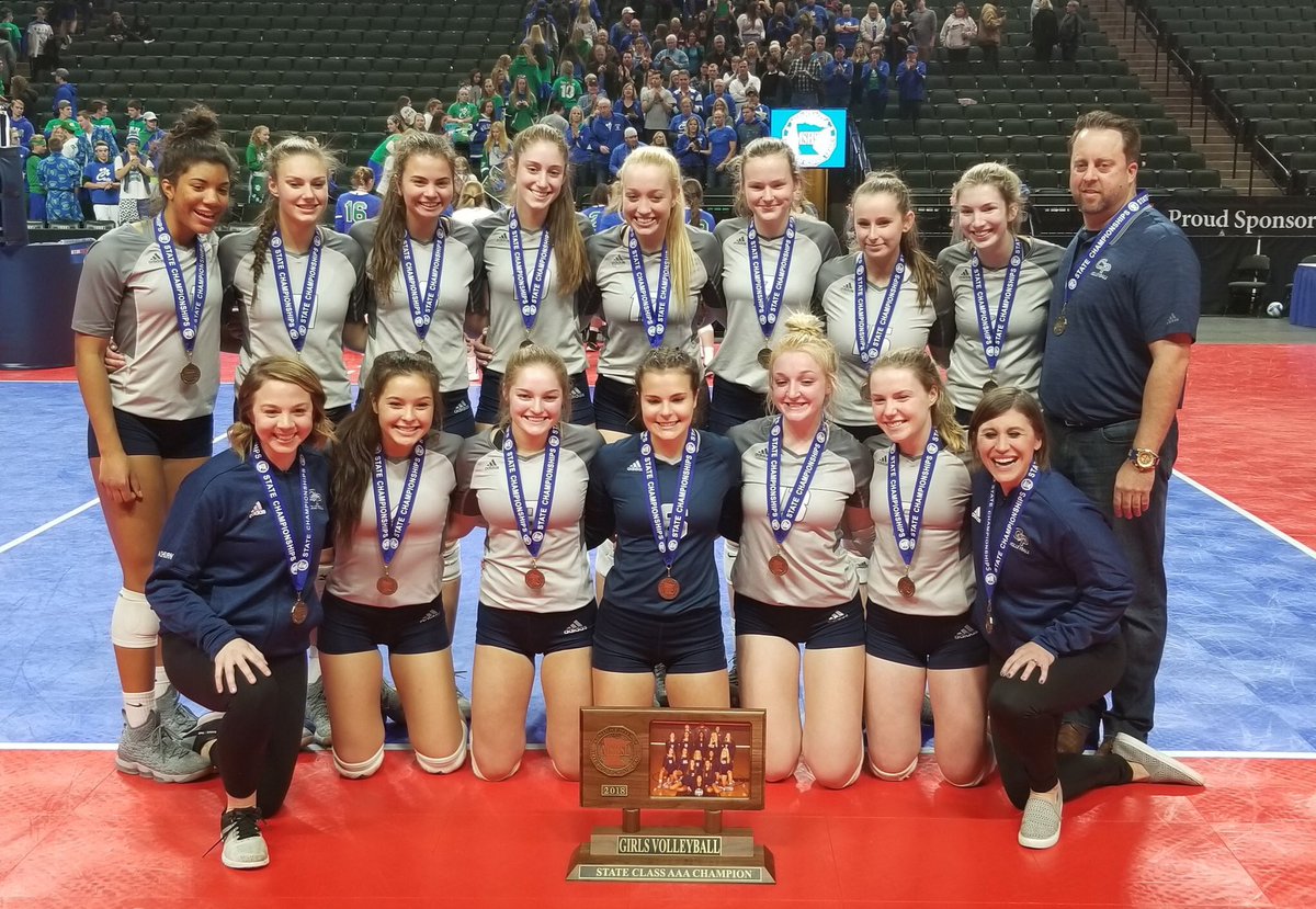 MNVBCA's tweet photo. The 2018 Class AAA State Champions
Champlin Park Rebels
@cprebelsvball
#mnstatevb2018 https://t.co/ETqWy8Oav4