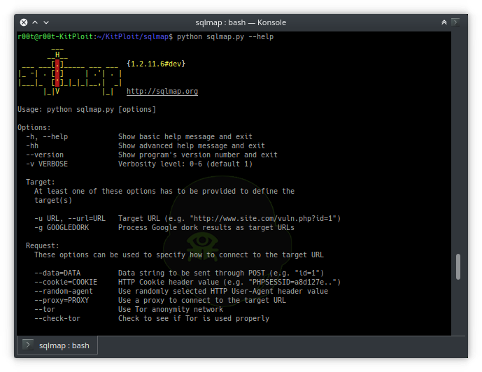 KitPloit's tweet image. SQLMap v1.2.11 - Automatic SQL Injection And Database Takeover Tool j.mp/2zHVQEQ #AdvancedSQLInjection #AutomaticSQLInjection