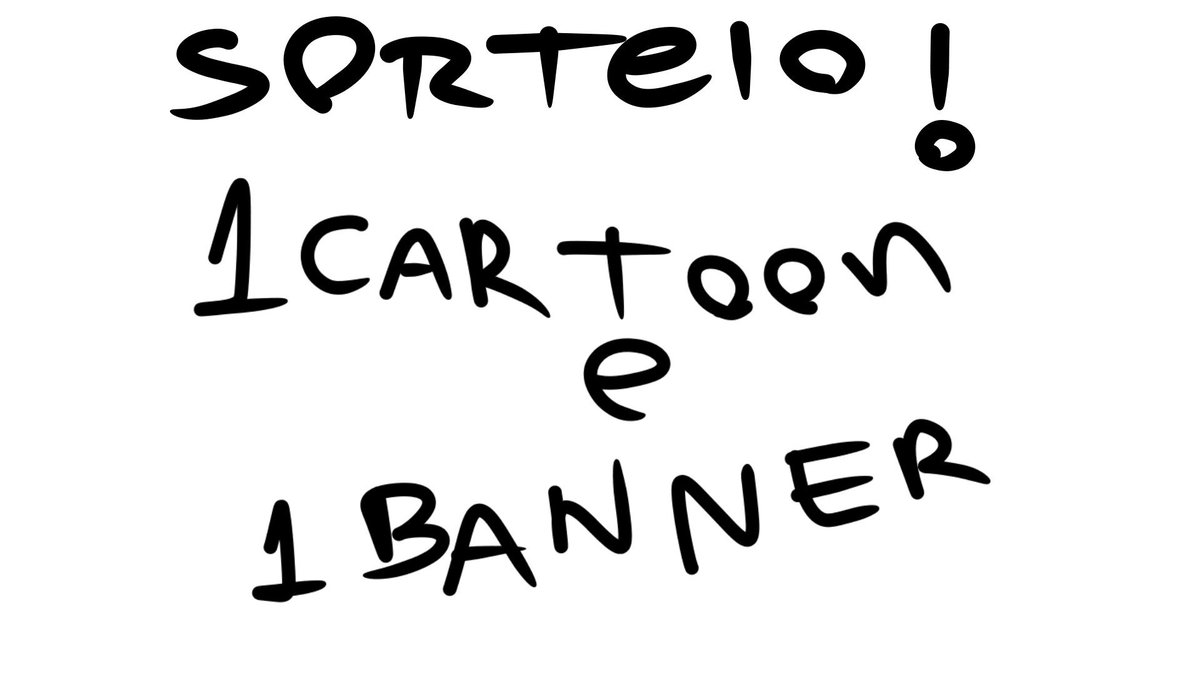 CanecaDesenhos's tweet image. SORTEIOOOO!!!!!

1 CARTOON + 1 BANNER MINECRAFT

REQUISITOS:
ME SEGUIR;
DAR RT E FAV NESSE TWEET;
RT + FAV FIXADO
MARCAR 2 AMIGOS;
COMENTAR UM NÚMERO DE 1 A 100;
VERIFIQUE SE NÃO HÁ MAIS NINGUÉM COM O SEU NÚMERO;
O SORTEIO SERÁ REALIZADO QUANDO ESSE TWEET BATER 80 RTS E 100 FAVS