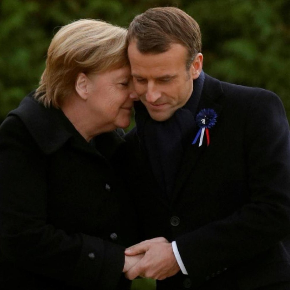 As a European with German roots I could not be more proud than today. 100 years ago #WWI ended and instead of facing each other on the battlefield, we stand hand in hand in friendship. Vive l'Union Européenne. #RemembranceDay2018 #Macron