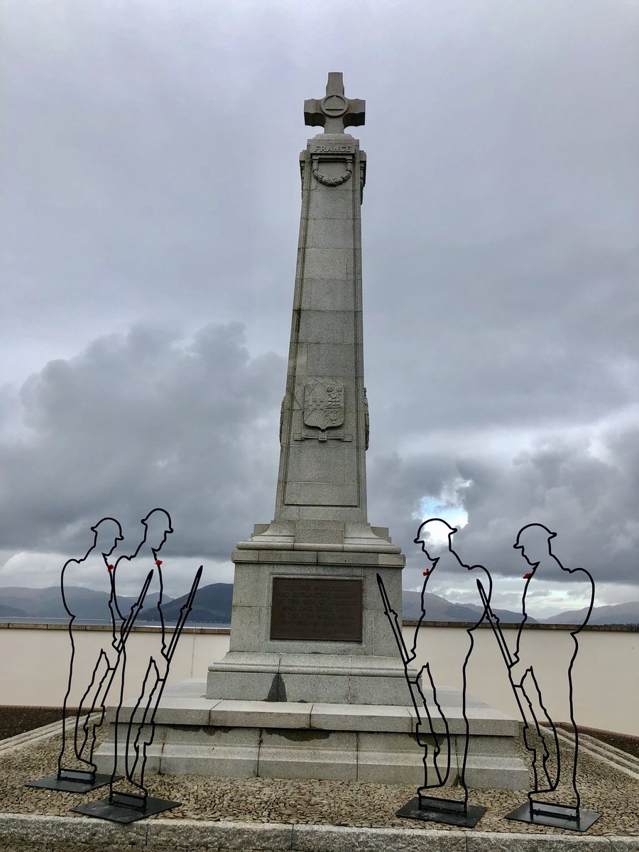 Tommies held silent vigil at cenotaphs and memorials across #Inverclyde ##Scotland today. Photos by <a href="/inverclyde/">Inverclyde Council</a> #PortGlasgow #Greenock #Gourock #InverclydeRemembers #Remembrance2018