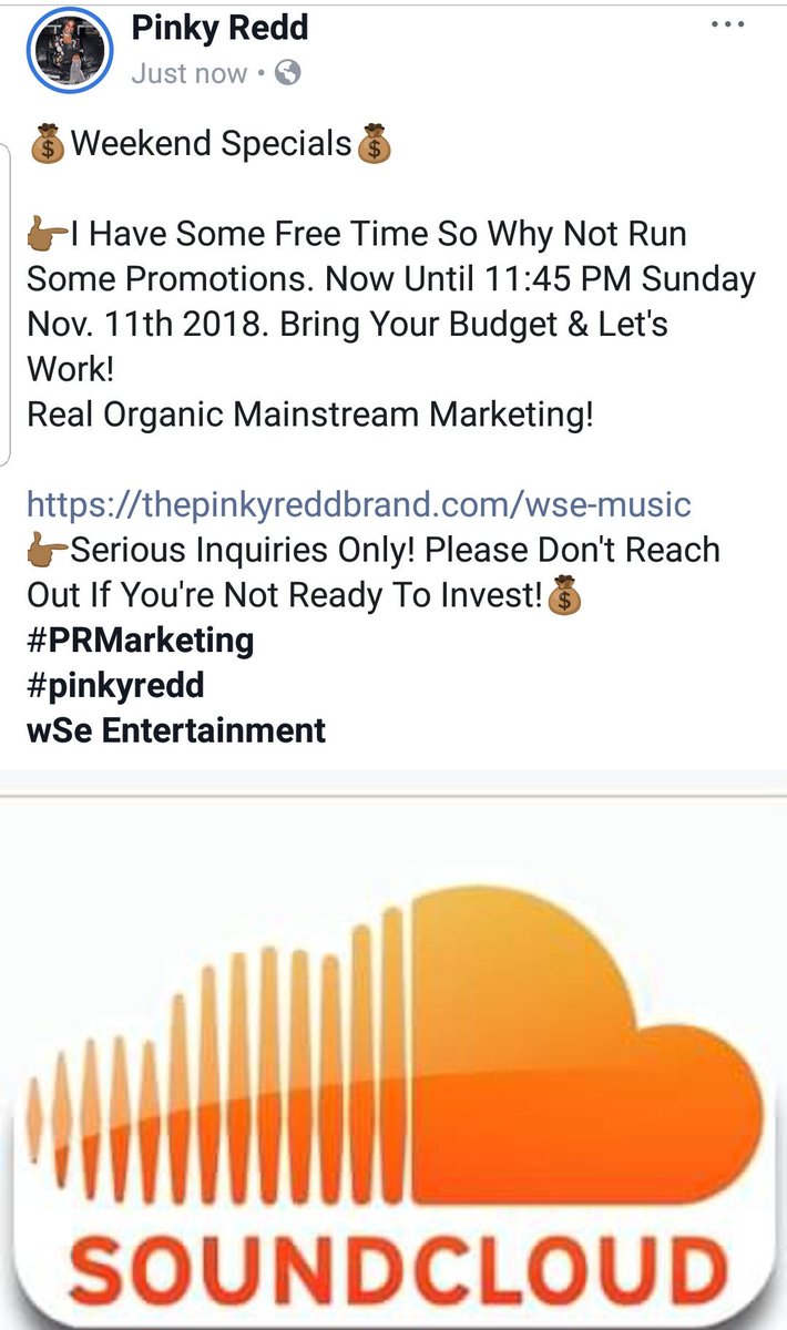 Artist Of All Genres. Bring Your Budget &amp; Let's Work! thepinkyreddbrand.com/wse-music #artist #hiphop #indiemusic #unsigned #indieartist #Rap #countrymusic #Reggae #rockmusic #royalties #genre #artist #music #mixtape #branding #datpiff #soundcloud #djs #Marketing #PRMarketing #nervedjs