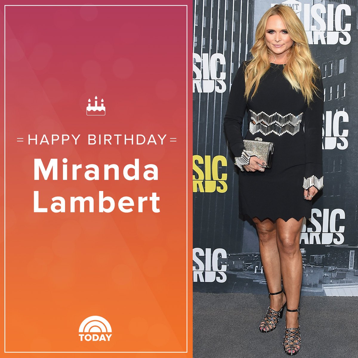 Happy 35th birthday, Miranda Lambert!  