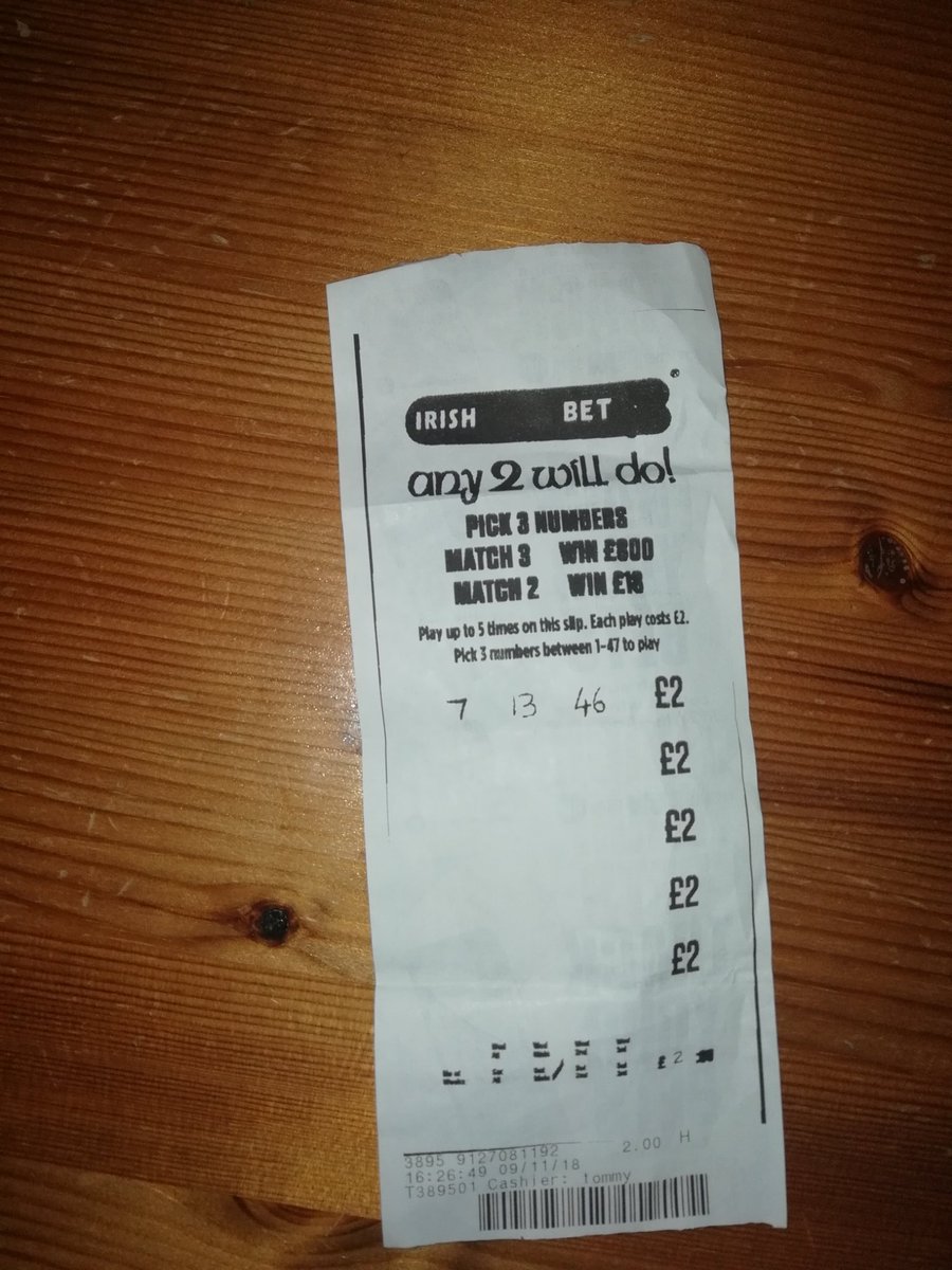 on Twitter "Irish Lottery results "MAIN draw" for Saturday 10 November 07, 08