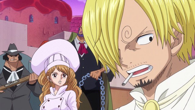Crunchyroll One Piece Whole Cake Island 7 Current Episode 861 The Cake Sank Sanji And Bege S Getaway Battle Just Launched T Co Hqqik1a55y T Co Sikrcvdcqe