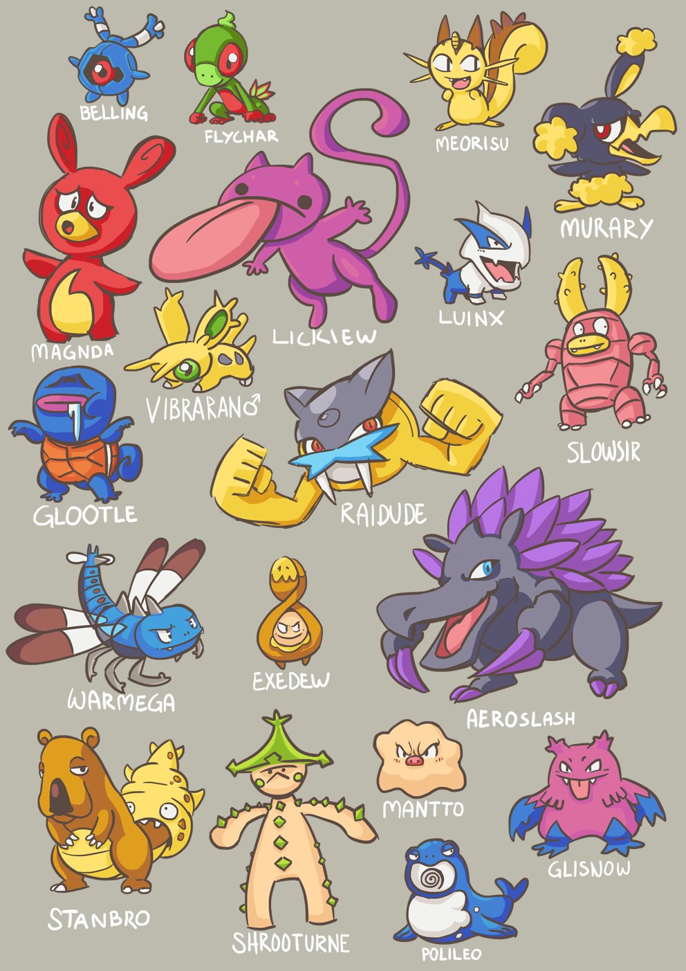 Lukas Lundin on X: "I drew some #pokemonfusion today. I used  https://t.co/gHP2PYrITE to deiced which combination to draw. It only had  gen 1-4 pokemon available though. I kinda wish Belling was a