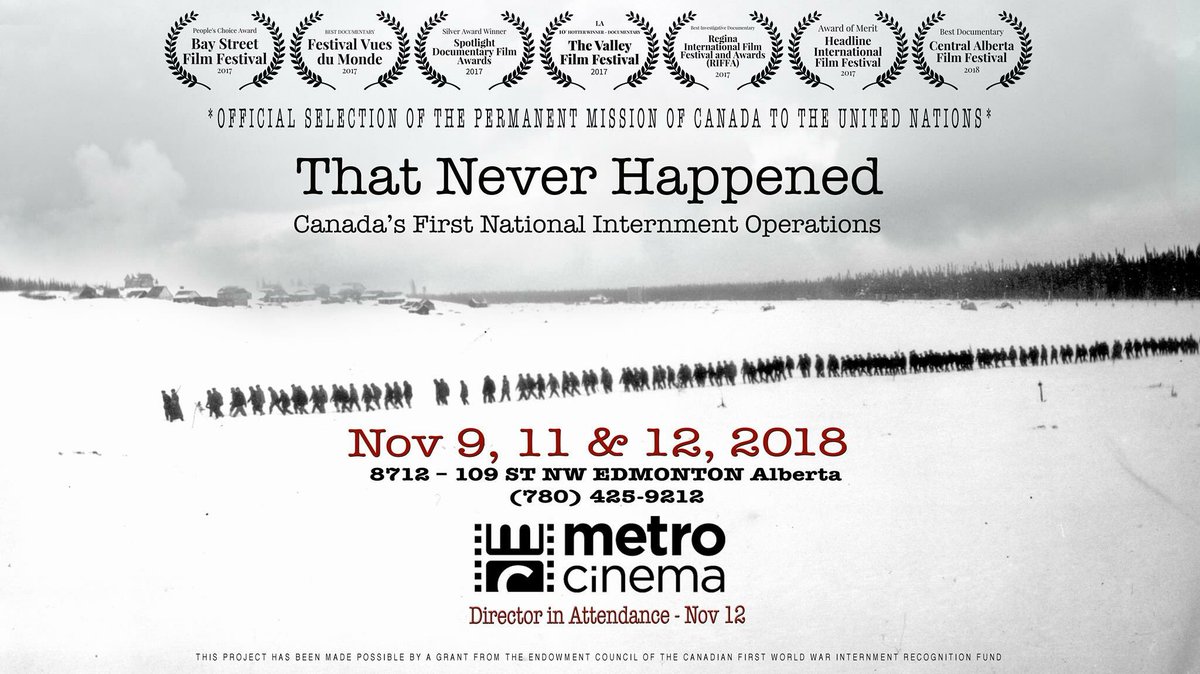 Join us on November 12 and meet the producer of That Never Happened!