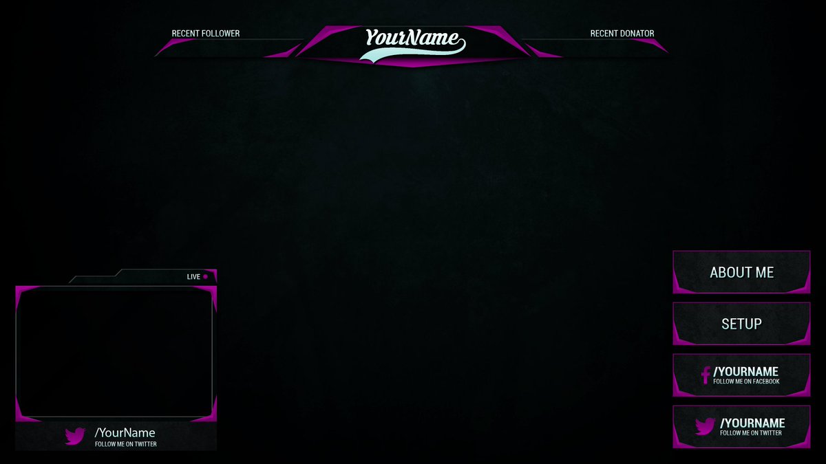 BigFoot_HQ's tweet photo. Premade Twitch overlays $3 USD
Also comes in Yellow and Turqoise
@ShoutGamers
@FameRTR
@InfamousRTs
@FadeGrips
@GamerGrowth
@SGH_RTs
@FlyRts
@BlazedRTs
@PromoteGamers
@J4LOrg
@J4LMastera23 https://t.co/GVqqJbMm0e