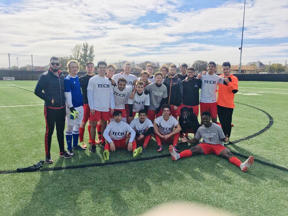 Final game for Texas Tech B was victorious! 2-1 with goals coming from @Ramidinho_refae and @davidzmike and assist from Chris Hernandez ! #wreckedCommerce