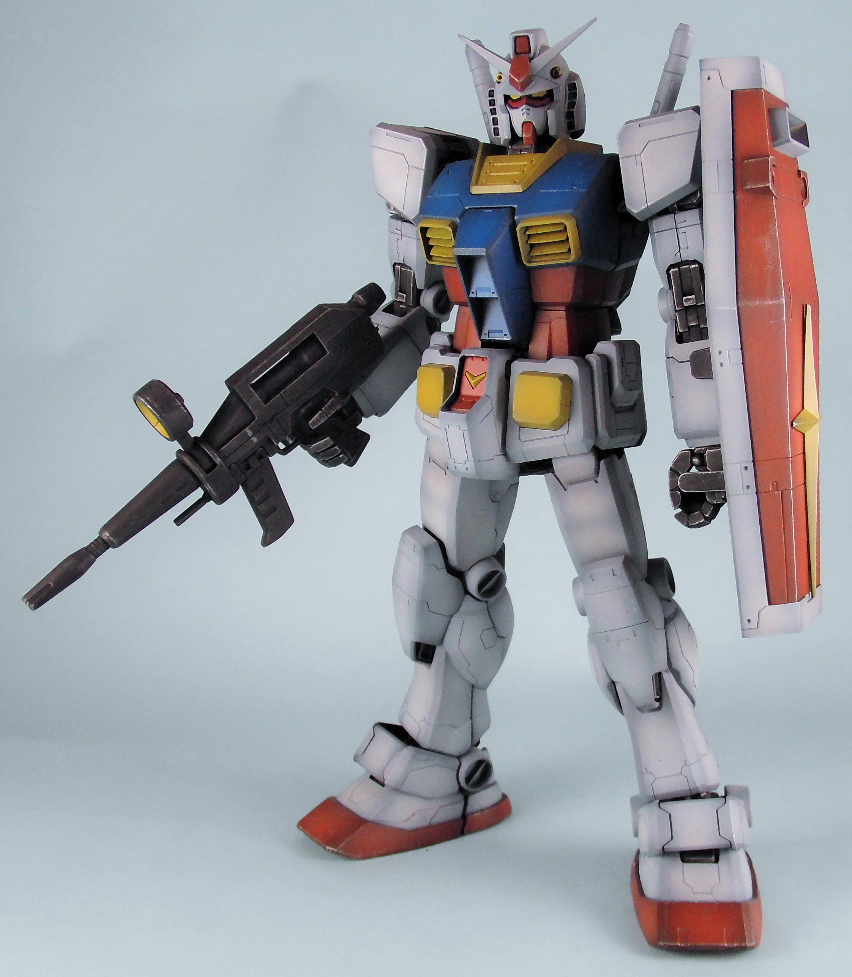 Tranabe ガンダムよりmgガンダム T Co S7deuxfsti Year War 0079です ゲーム企画 プロジェクトペガサス の名前からペガンとも呼ばれてますね コアファイターが入っていないので胴体の可動範囲が広いです プロポーションはやや太めかな