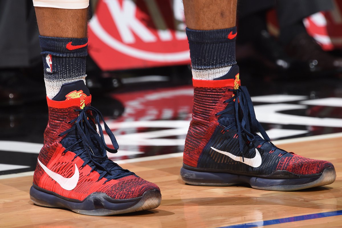 B/R Kicks on X: .@tobias31 went with the Nike Kobe 10 Elite “USA