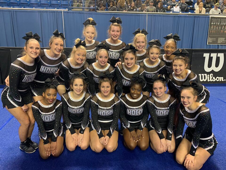 hoco_cheer's tweet photo. Congrats to our girls for a solid performance and a third place finish at state! We are proud of you!! 🐻⬇️🎀 https://t.co/TWtrC0e65h
