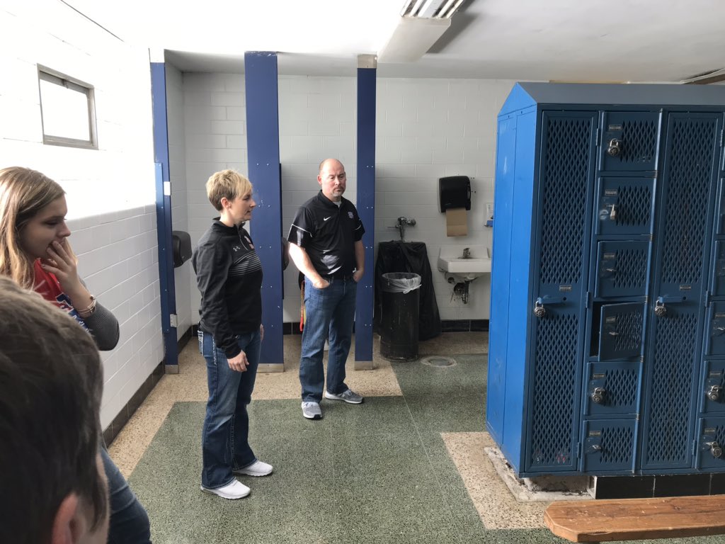 IWHSraiders's tweet photo. Many were shocked to see the condition of our locker rooms where there are no quick &amp; easy fixes. Due to asbestos, simply removing the broken urinals would cost approx. $93,000! #iwhsraiders https://t.co/qpdbEPnPBL