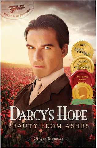 Hashtag Challenge! 
I was tagged by @LauraHile 

•Title as # 
•Name 1 character 
•Post cover 
•Tag 0-7 authors

Title: #DarcysHope A #WorldWarI #PrideandPrejudice #HistoricalRomance

Char: Capt. Fitzwilliam Darcy  

@TrudyBrasure @JCaldwell25 @reginajeffers

#CR4U #WW1 #JAFF
