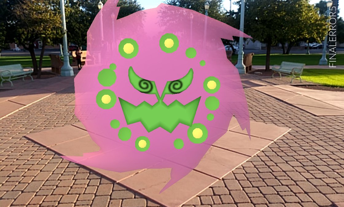 Finalerror555's tweet image. #Halloween #spiritomb #PokemonGO #pokemon #souls #ar #arphotos #gen3 #ghost #quest
