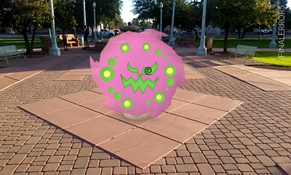 Finalerror555's tweet image. #Halloween #spiritomb #PokemonGO #pokemon #souls #ar #arphotos #gen3 #ghost #quest