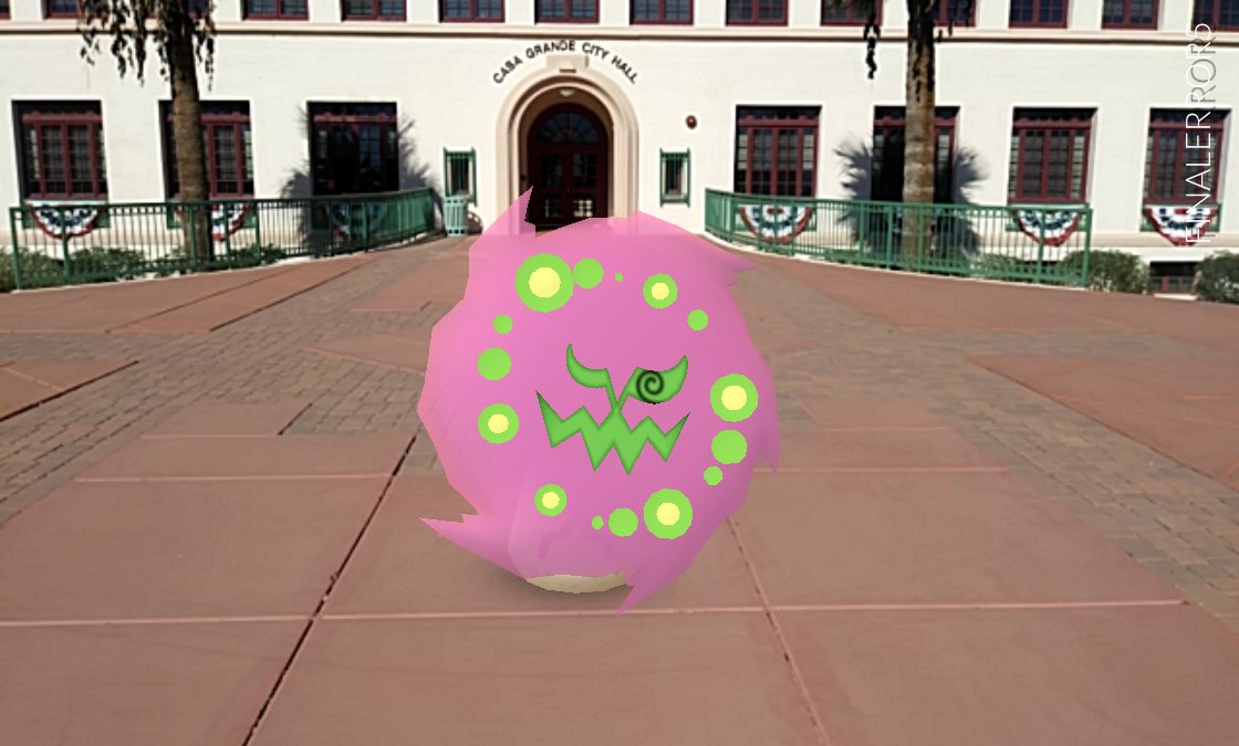 Finalerror555's tweet image. #Halloween #spiritomb #PokemonGO #pokemon #souls #ar #arphotos #gen3 #ghost #quest